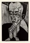 Heckel, Erich , - ritratto di uomo