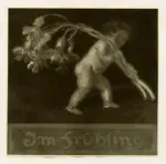 Hengeler, Adolf , Putto con fiori -