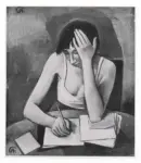 Hofer, Karl , Ragazza che scrive