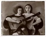 Hofer, Karl , Ragazze con la chitarra