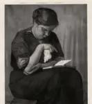 Von Kalckreuth, Leopold , Damen - Beldnis -