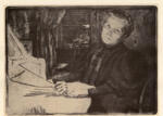 Von Kalckreuth, Leopold , Bildnis seiner gattin -