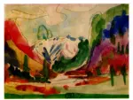 Kirchner, Ernst Ludwig , Berglandschaft