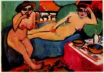 Kirchner, Ernst Ludwig , Donne nude