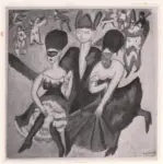 Kirchner, Ernest Ludwig , The masked Ball