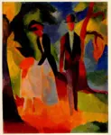 Anonimo , Macke, August - sec. XX - Un uomo e una donna