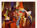 Macke, August , Clown and Woman Rider