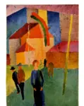 Anonimo , Macke, August - sec. XIX/ XX - Blefaggte Kirche