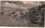 Naager, Franz , Der Hafen von Venedig -