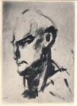 Nauen, Heinrich , Mannerbildnis -