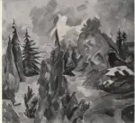 Nauen, Heinrich , Parklandschaft