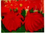 Nolde, Emil , Rote blumen