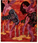 Nolde, Emil , Danzatrici a lume di candela