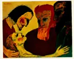Nolde, Emil , Christus und die Sunderin