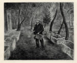Pankok, Otto , - Vincent van Gogh in giardino