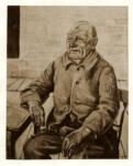 Pechstein, Max , - ritratto di Alter Fischer