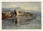 Pippel, Otto , - veduta di Brissago sul Lago Maggiore
