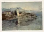 Pippel, Otto , - veduta di Brissago sul Lago Maggiore