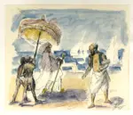 Slevogt, Max , Scena da 1001 notte