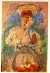 Bousianis, George , Woman with flowers -