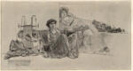 Alma -Tadema, Lawrence , - Due suonatori in abiti mitologici