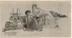 Alma -Tadema, Lawrence , Due suonatori in abiti mitologici
