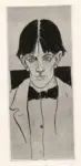 Beardsley, Aubrey , - ritratto di uomo