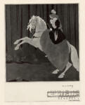 Beardsley, Aubrey , - dama a cavallo