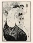 Beardsley, Aubrey , The peacock girl"" -