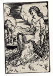 Bell Anning, Robert , - fanciulla con corona di fiori
