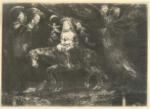 Blake, William , - La Madonna sul bue tra santi e angeli