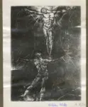 Blake, William , Studio della figura di Cristo