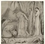 Blake, William , Il ritrovamento di Mosè