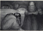 Blake, William , The Death of Ezekiel's Wife -