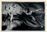 Anonimo , Blake, William - sec. XVIII - The Good and Evil Angels