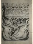 Blake, William , Illustrazione di una pagina di un libro