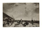Parkers Bonington, Richard , - gente di mare sulla costa della Normandia