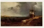 Brighton, Henry , Paesaggio con molino a vento -
