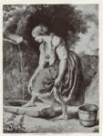 Brocky, Charles , Ragazza a una fontana