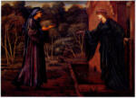Burne-Jones, Edward C. , Pellegrino alla porta del paradiso