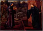 Burne-Jones, Edward C. , Pellegrino alla porta del paradiso