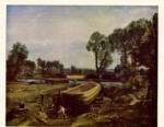 Constable, John , Boatbuilding near Flatford Mill