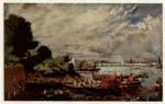 Anonimo , Constable, John - sec. XIX - Waterloo Bridge: the State opening