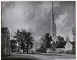 Constable, John , Cathedral and the close -