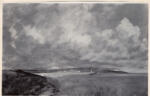 Constable, John , Cornfields with windmills near Brighton