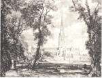 Constable, John , Cattedrale di Salisbury