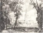 Anonimo , Constable, John - sec. XIX - Cattedrale di Salisbury