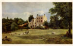 Constable, John , A view of Hillfield House, Hampstead