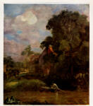 Constable, John , Landscape white water