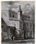 Constable, John , Exterior of East Bergholt Church